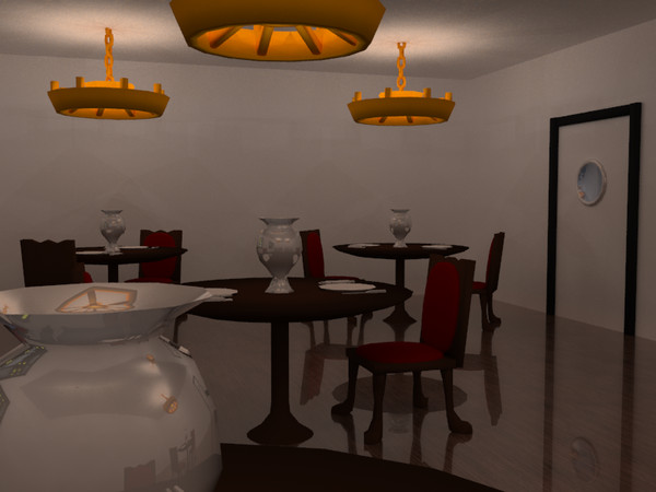 3ds fancy restaurant - Fancy Restaurant by 3DUniverse Pro